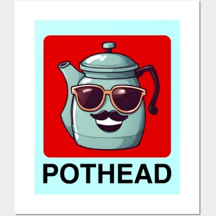 Pothead | Coffee Pot Pun Posters and Art